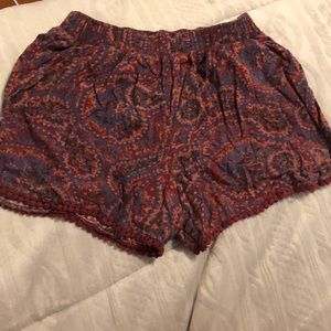 XS Multi colored shorts